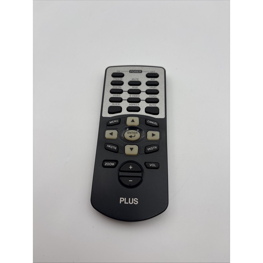 Genuine Plus V-800R OEM Remote Control Black for Projector Made in Japan